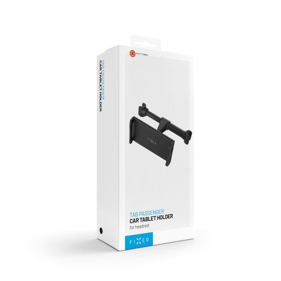 Suport Auto Tetiera pentru Tableta si Telefon, Dimensiune 7 - 13 inch, Fixed FIXTAB-PAS-BK - Negru - 7