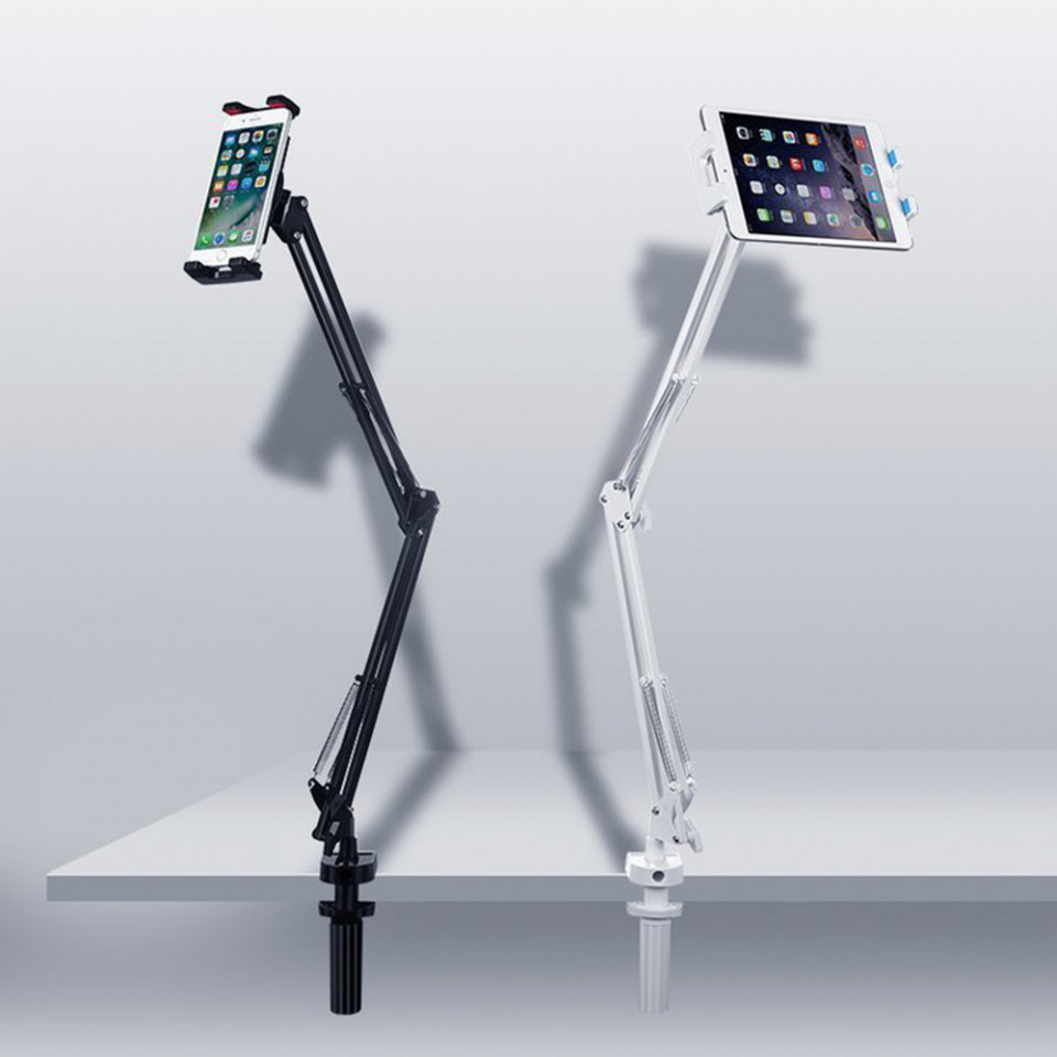 Suport birou (50394) with Clamp Grip & Multi-Angle Ajustable Arm for Phone / Tablet, Ugreen - Negru - 1 | YEO