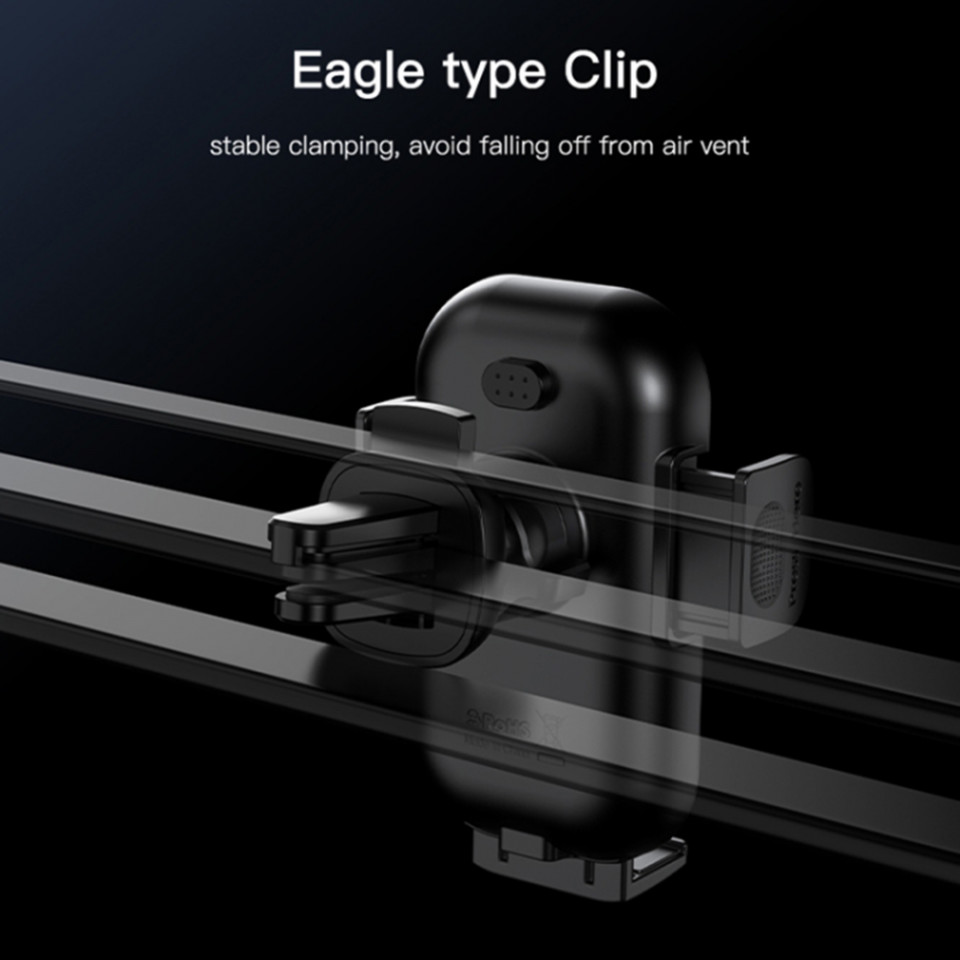 Yesido - Car Holder with Wireless Charging (C197) - for Windshield and Dashboard, 15W - Black - 2 | YEO