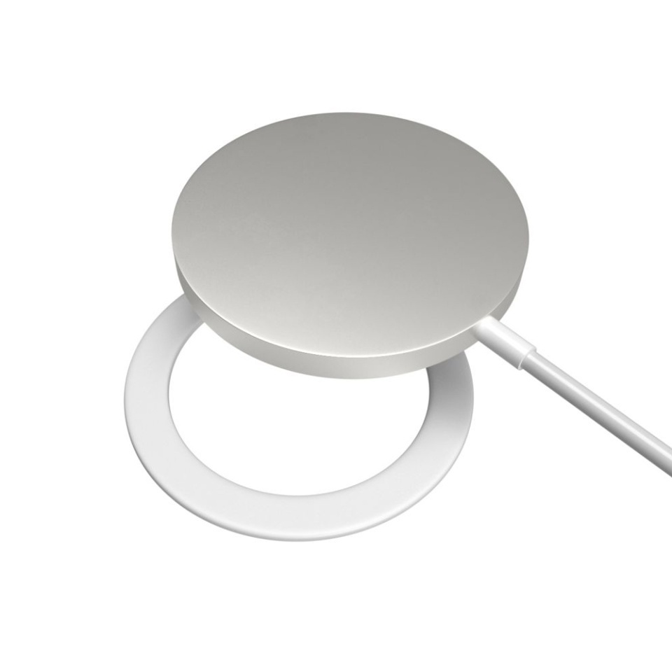 Adaptor Magnetic, FIXED, MagPlate Compatibil MagSafe Forma Rotunda Adeziv 3M, Alb - 3 | YEO
