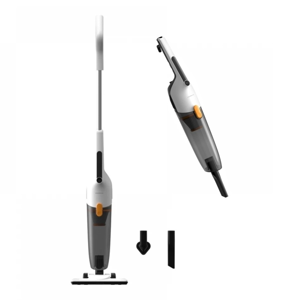 Aspirator Vertical 2in1, 600W, 17kPa, Filtru HEPA Anti-Acarieni, 1.2l, Deerma DX170, Alb