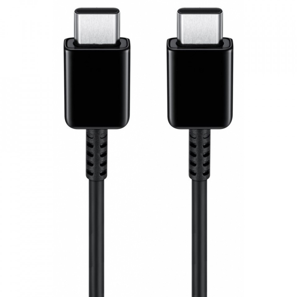 Cablu de Date Type-C la Type-C, 100W, 0.98m - Samsung (EP-DG977BBE) - Black (Bulk Packing)