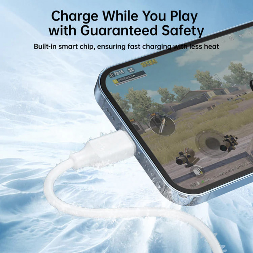 Cablu Type-C la Lightning, Fast Charging, PD20W, 480Mbps, 2m - JoyRoom (S-CL020A9) - Black - 3 | YEO
