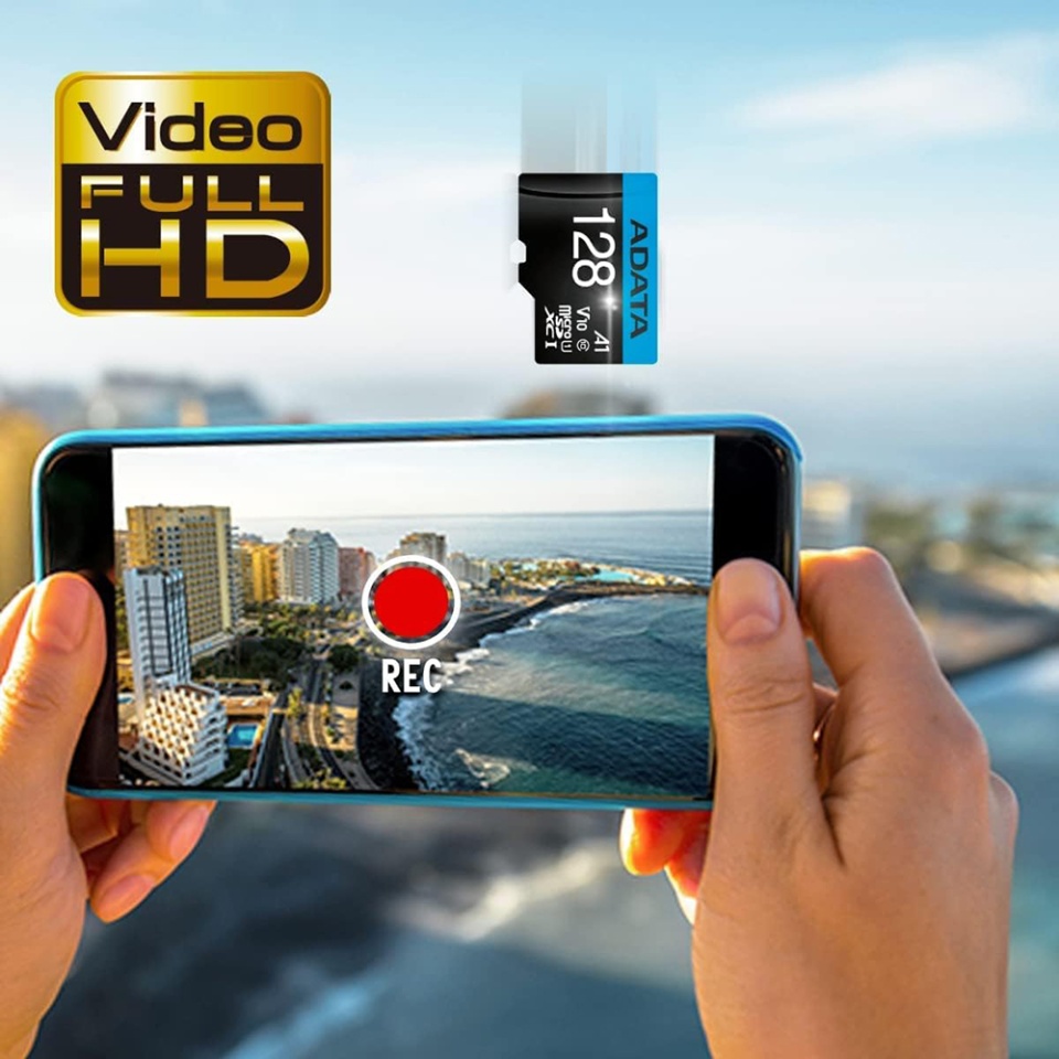 Card de Memorie MicroSDHC, Adapter, Class 10, UHS-I U3, 64GB, Read 100MB/s, Adata, Negru - 6