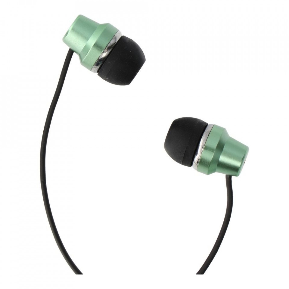 Casti In-Ear cu Jack 3.5mm si Microfon (PA-E73) - Verde - 2 | YEO