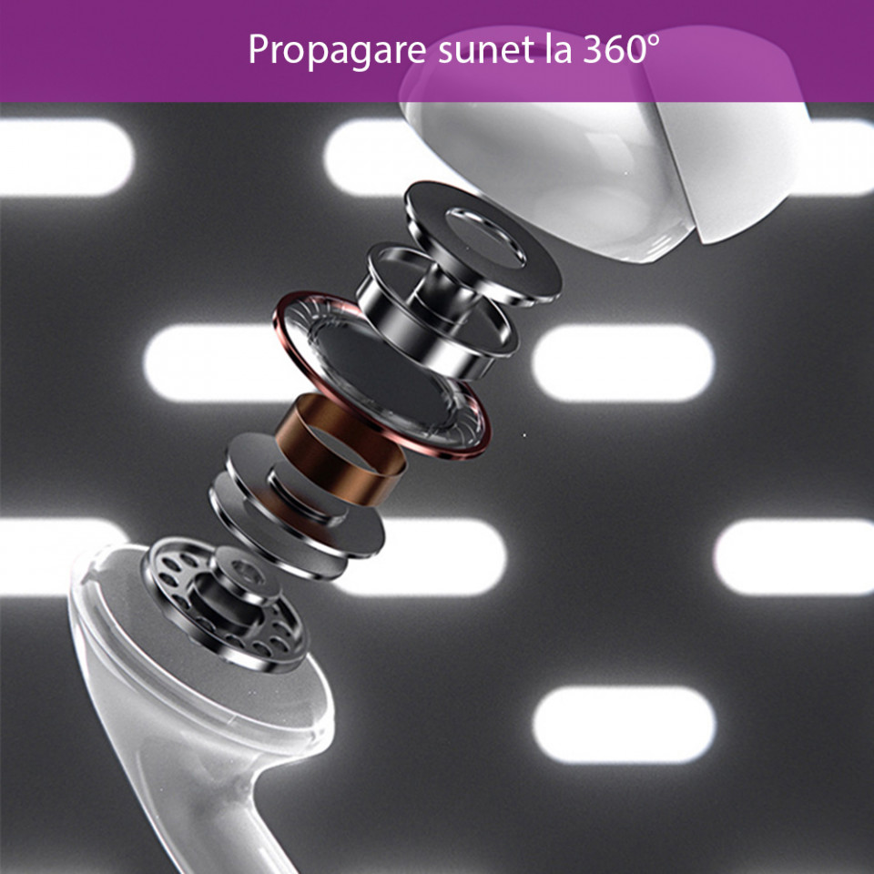 Casti In-ear, Stereo (YH-35) cu Microfon, Type-C, 1.2M, Yesido - Alb - 1 | YEO