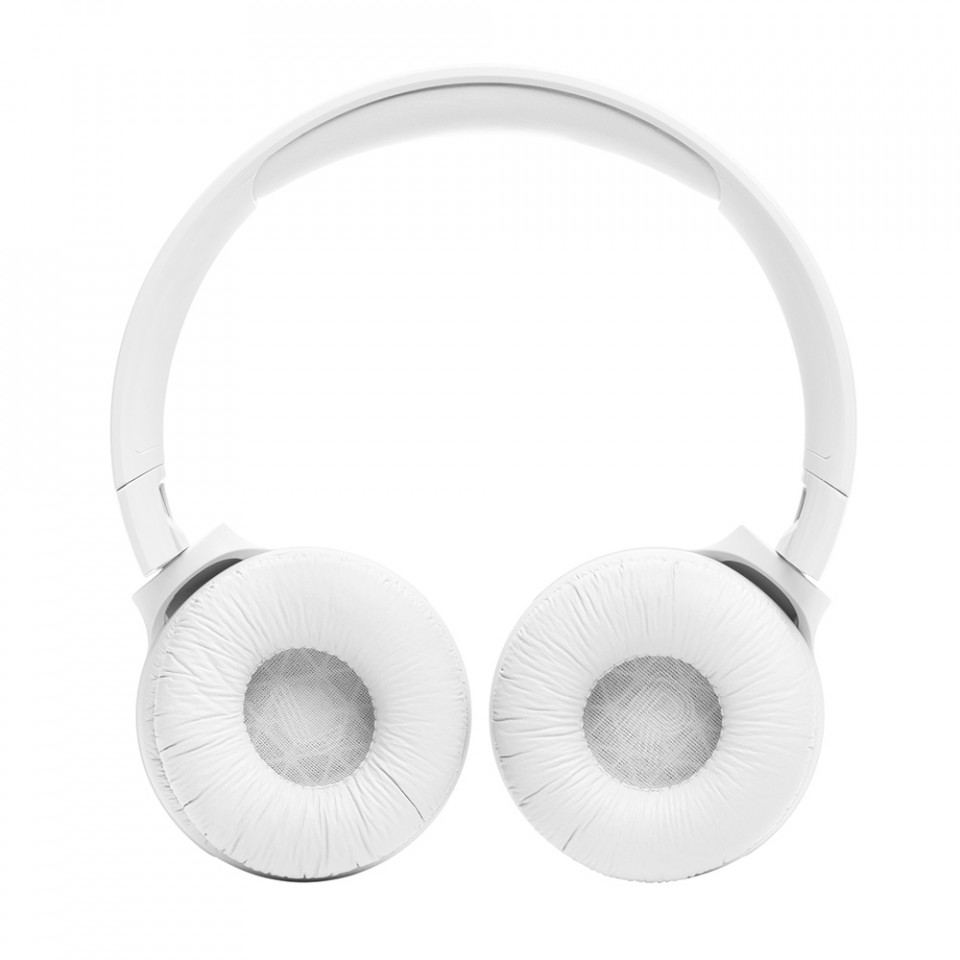 Casti On-Ear wireless, BT 5.3, pliabile, microfon, Siri, Google Assitent, JBL (Tune 520) - Alb - 2 | YEO