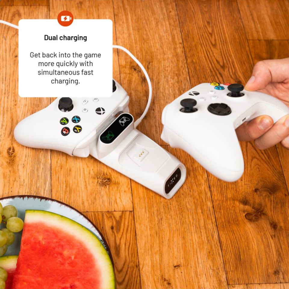 Dock Incarcare Controller Xbox FIXED FIXXB-DCC-BK, Dual Port, Compatibil Xbox Series S/X, Elite, One, LED Status, USB-C, [Culoare necunoscută] - 5