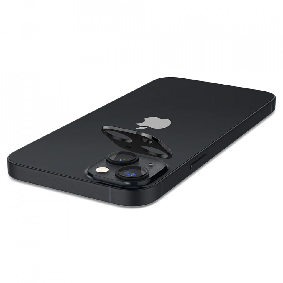 Folie camera iPhone 14 / iPhone 14 Plus, Techsuit Full Camera Glass - Negru - 1 | YEO