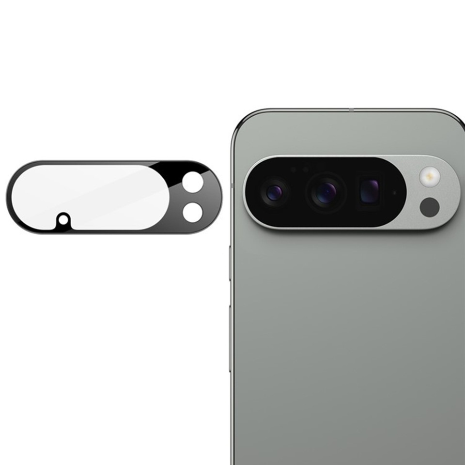 Folie camera pentru Google Pixel 10 Pro XL, SKYDDAR INNOVATION, Camera Glass Negru, set cu sticker