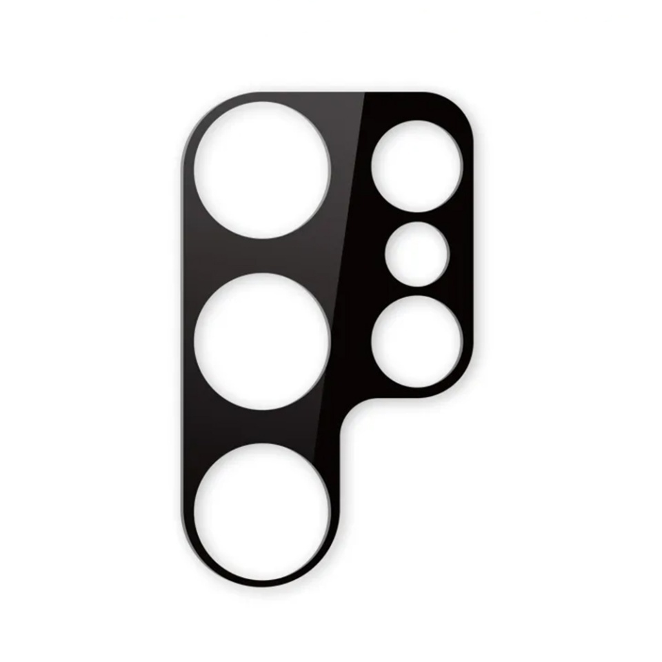 Folie camera pentru Samsung Galaxy S23 Ultra, SKYDDAR INNOVATION, Camera Glass Negru, set cu sticker - 1 | YEO