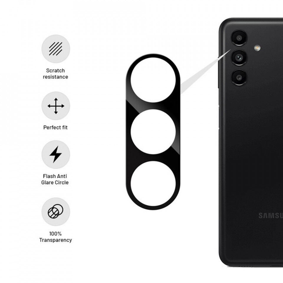 Folie camera Samsung Galaxy A14 5G, Techsuit Full Camera Glass - Negru - 1 | YEO