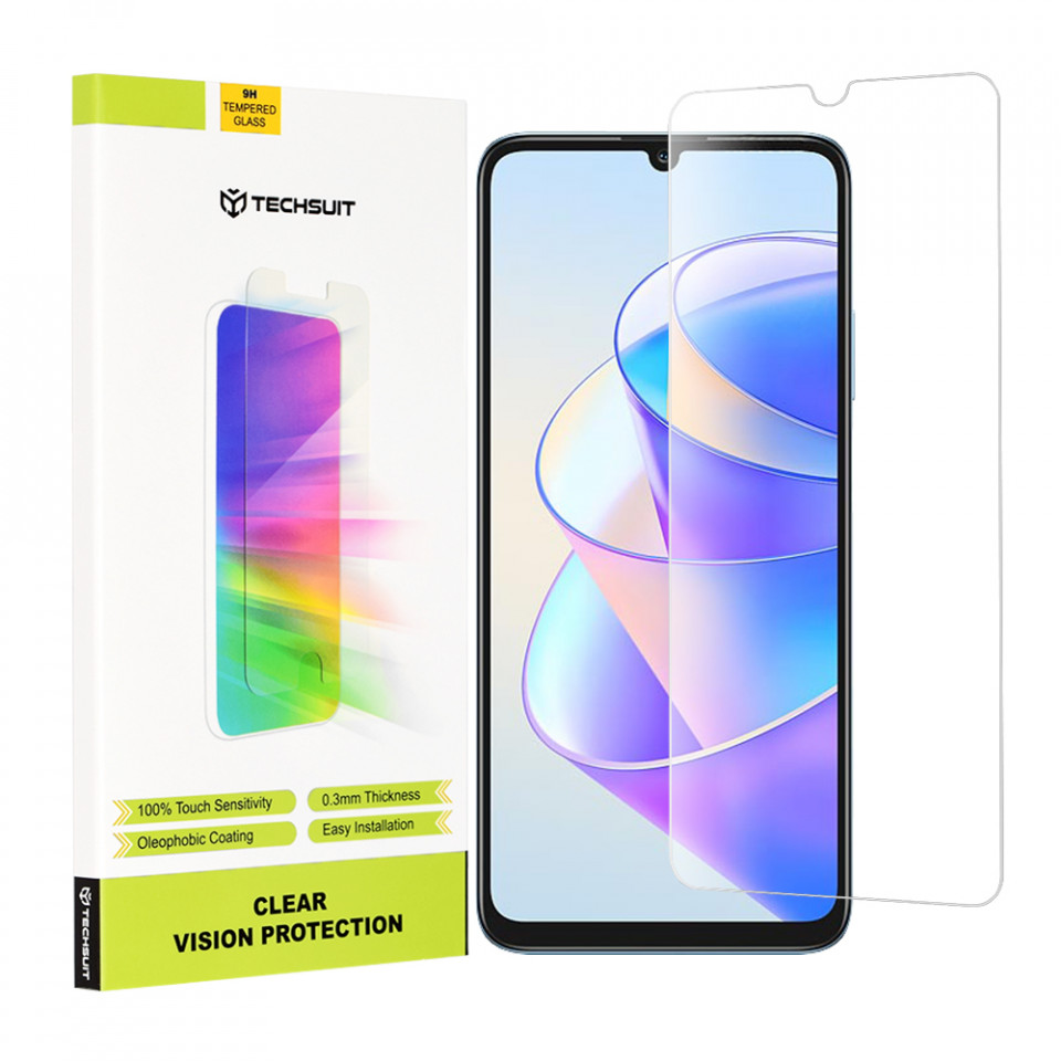 Folie Honor X7a, Techsuit Clear Vision Glass - Transparent