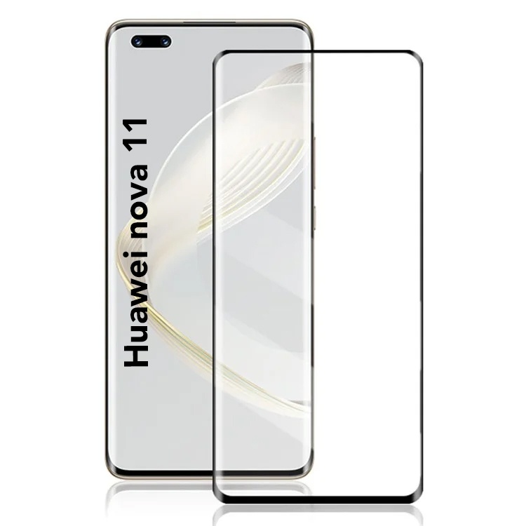 Folie pentru Huawei nova 11 / nova 12s, Ultra HD, Protectie 9H, Montare Simplă, SKYDDAR 111D - Black Frame