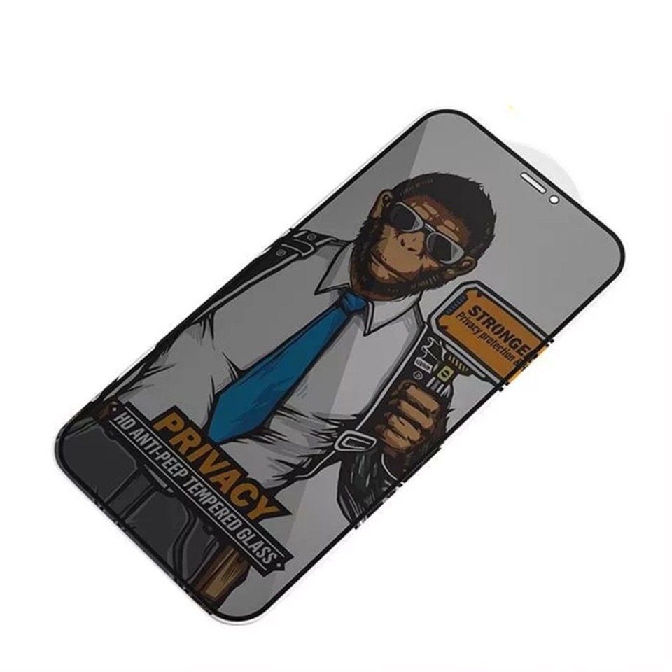 Folie pentru iPhone 11 / XR, Blueo, Sticla Securizata, Ultra HD, Anti-Peep Privacy Glass, Privacy - 2 | YEO