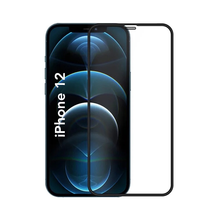 Folie pentru iPhone 12 / 12 Pro, Sticla Securizata, Ultra HD, Protectie 9H, Montare Simplă, SKYDDAR 111D - Transparent