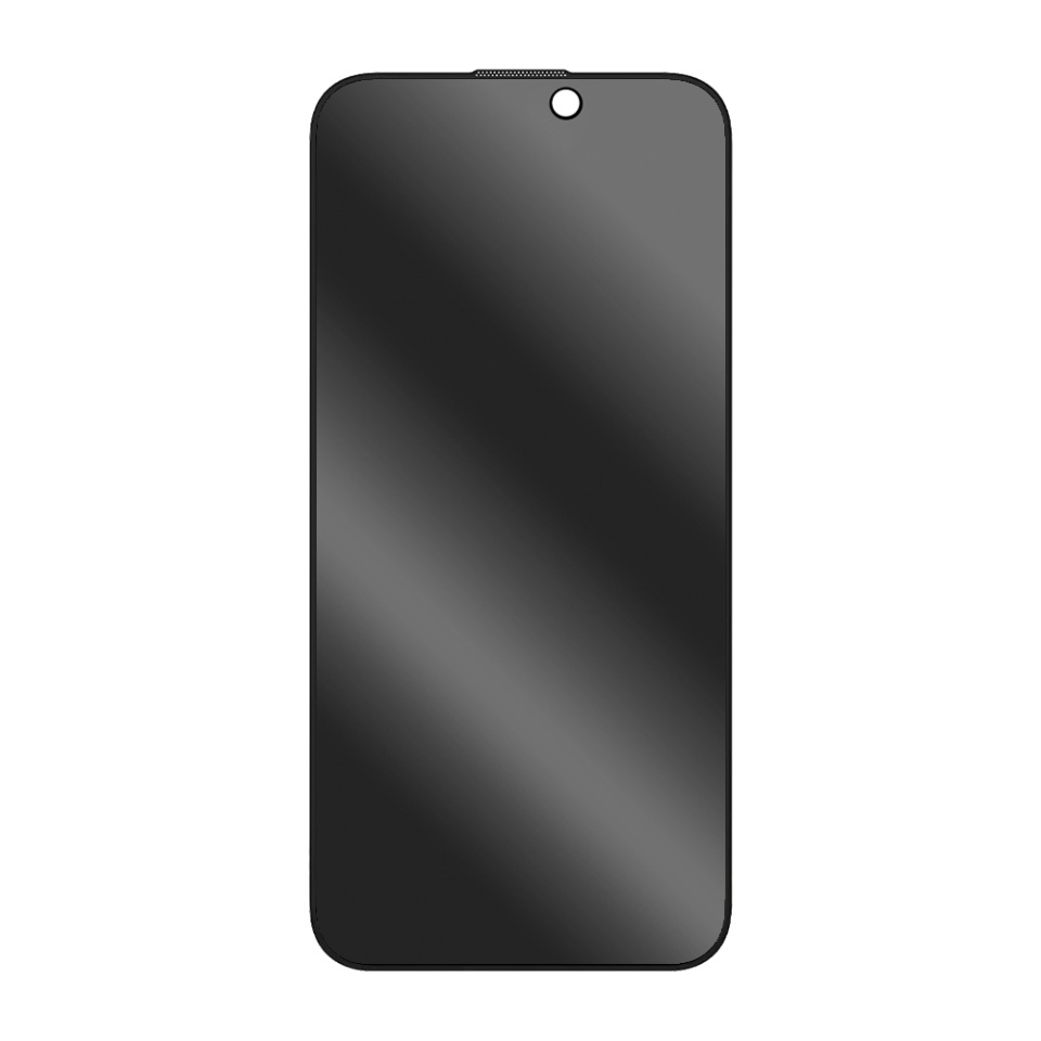 Folie pentru iPhone 16 Pro, Blueo, Sticla Securizata, Ultra HD, Anti-Peep Privacy Glass, Privacy - 3 | YEO