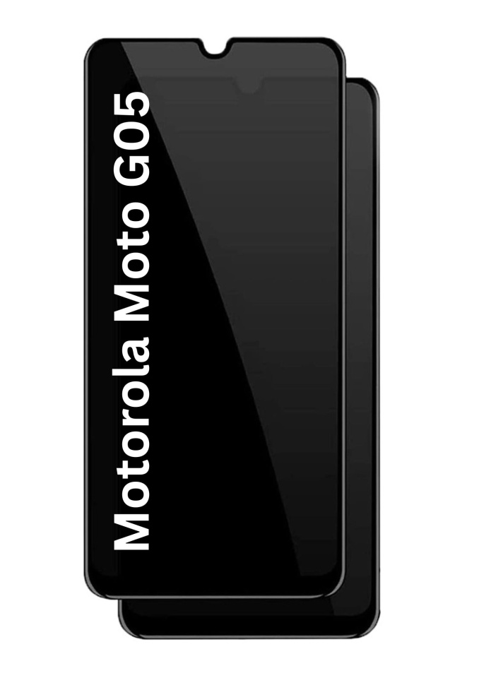 Folie pentru Motorola Moto G05 / Moto E15, Anti-spy Ultra HD, Protectie 9H, Montare Simplă, 111D, set cu sticker, Privacy