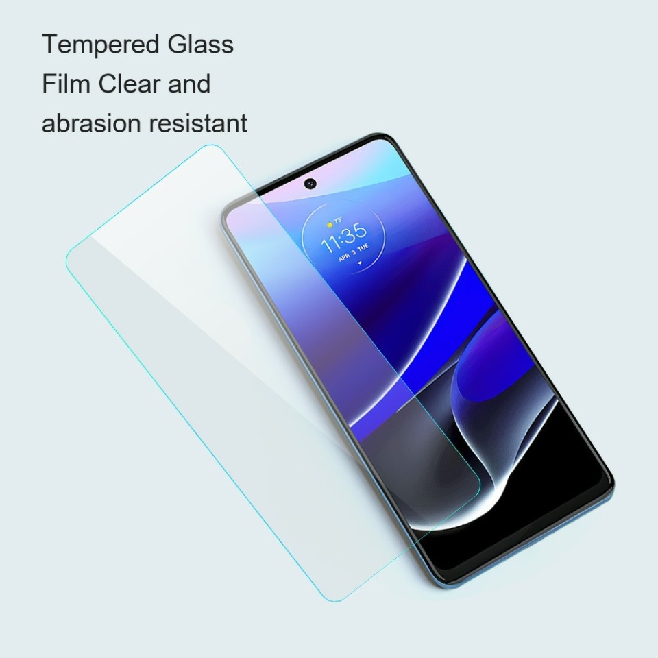 Folie pentru Motorola Moto G86, SKYDDAR INNOVATION, Protectie 9H, 0.3mm, Clear Vision, set cu sticker, Transparent - 1 | YEO