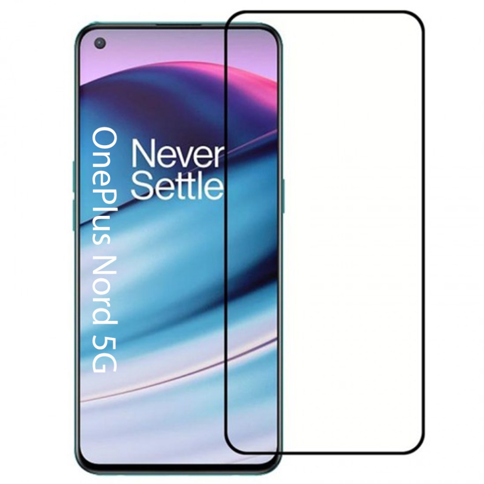 Folie pentru OnePlus Nord 5G, Sticla Securizata, Ultra HD, Protectie 9H, Montare Simplă, SKYDDAR 111D - Transparent