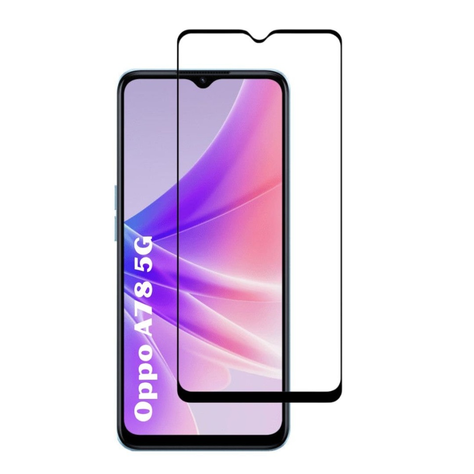 Folie pentru Oppo A78 4G, SKYDDAR INNOVATION, Sticla Securizata, Ultra HD, Protectie 111D, Montare Simplă, Transparent, set cu sticker