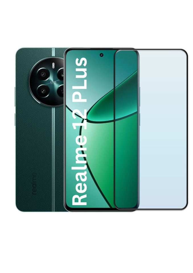 Folie pentru Realme 12+ / 12 4G / 13 4G, SKYDDAR INNOVATION, Sticla Securizata, Ultra HD, Protectie 111D, Montare Simplă, Transparent, set cu sticker