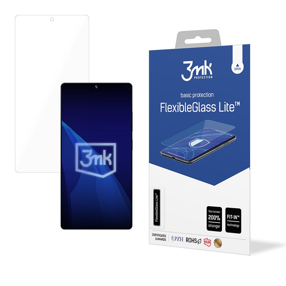 Folie pentru Samsung Galaxy S25 Ultra din silicon, 3mk FlexibleGlass, Transparent