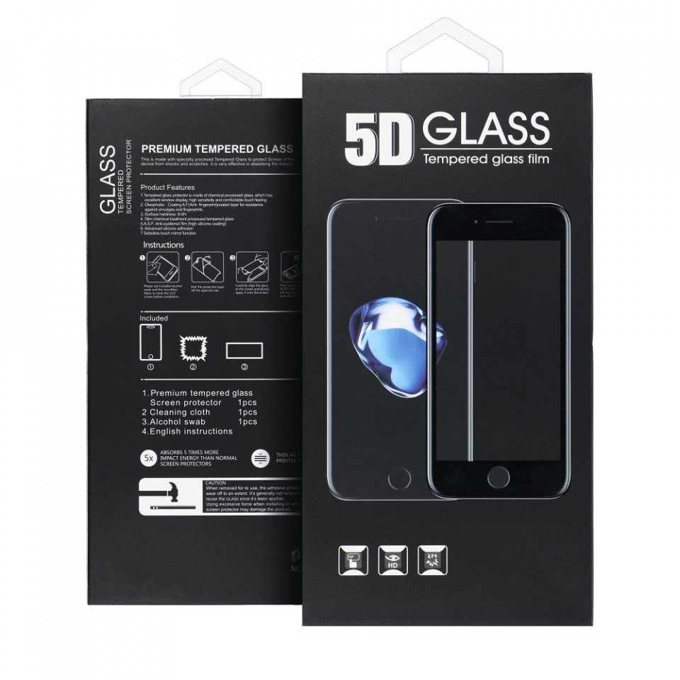 Folie Samsung Galaxy A52 / A52s sticla securizata 5D, Skyddar Glass - Negru - 1 | YEO