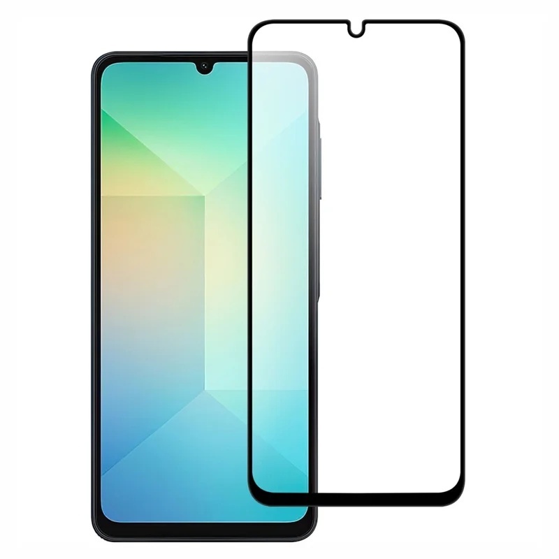 Folie sticla pentru Samsung Galaxy A07, full glue, SKYDDAR 5D - Negru