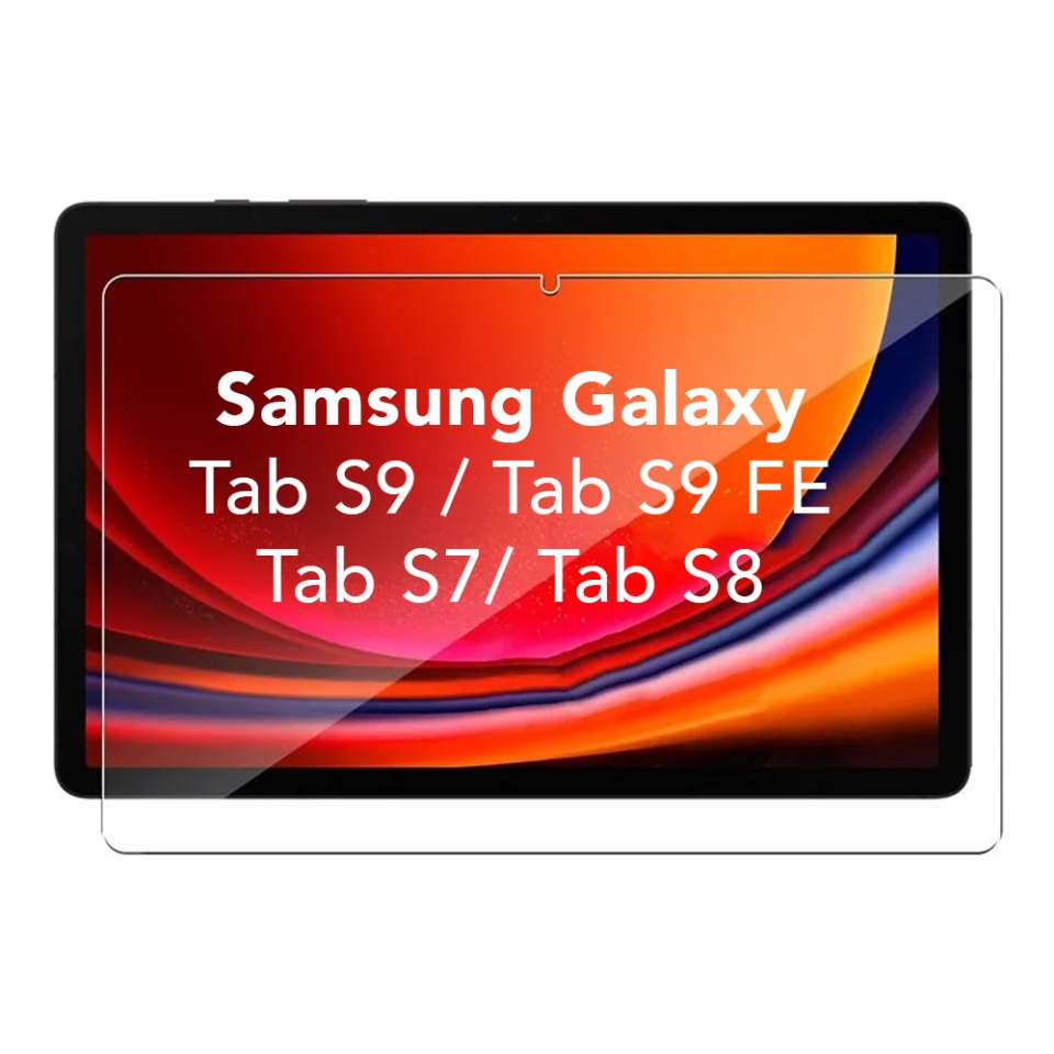 Folie sticla pentru Samsung Galaxy Tab S7/S8/S9/S9 FE, Claritate si Protectie Maxima, 0.33mm, Strat Oleofobic Anti-Amprenta, SKDR 3D Tab Glass - Negru