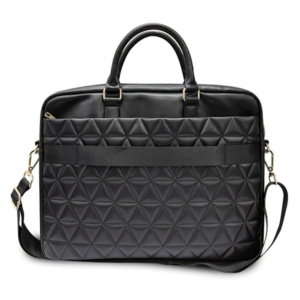 Geanta Laptop Dispozitive 15 inch, Mosaique Pattern, Detatchable Shoulder Strap, Adjustable, Guess - Negru - 2 | YEO
