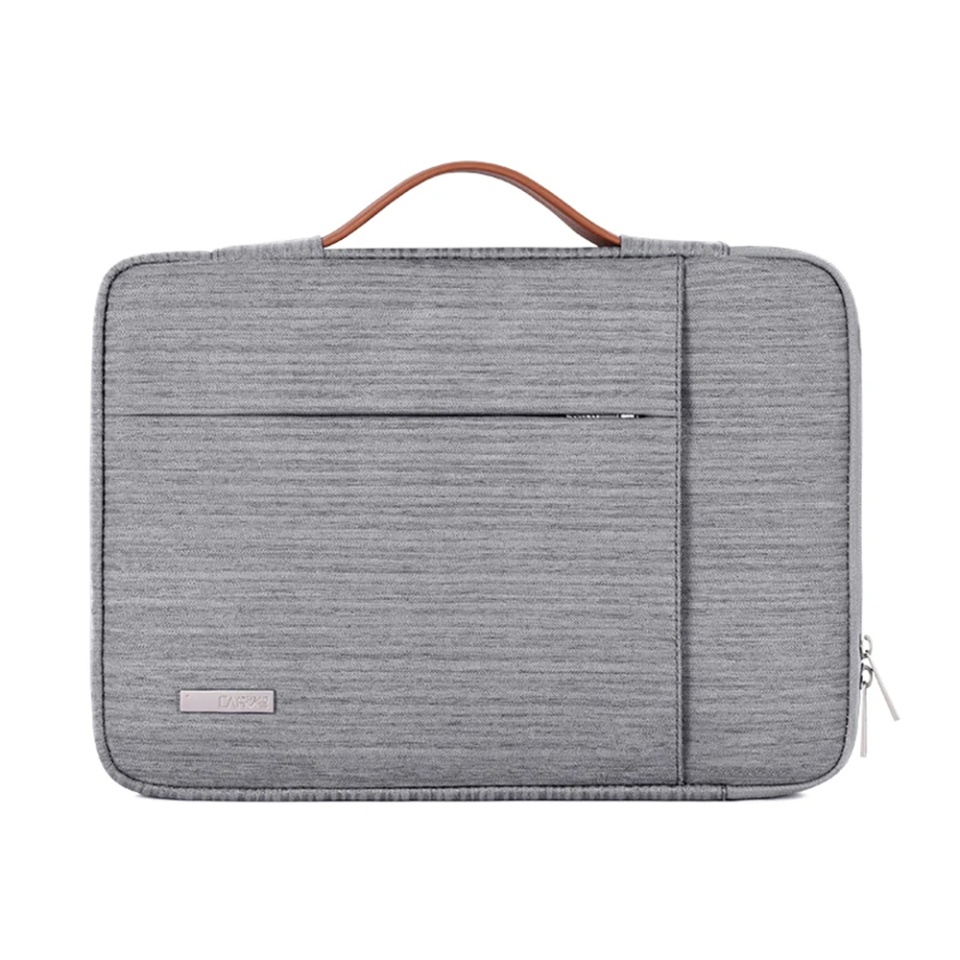 Geantă Laptop pentru Dispozitive de 15-16 inch, Interior Moale pentru Protecție, CanvasArtisan Handbag (K28-20) - Gri