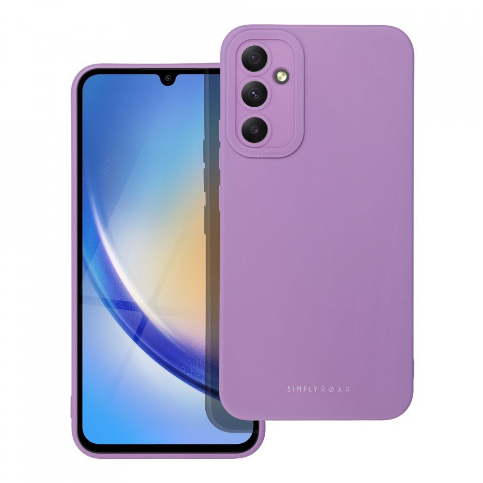 Hunsa pentru Samsung Galaxy A34 5G protectie camera, Skyddar Roar - Mov