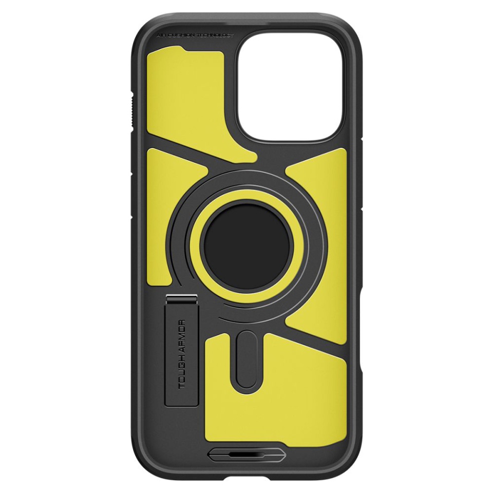 Husa Antisoc iPhone 16 Pro Max, Spigen Tough Armor - Negru - 3 | YEO