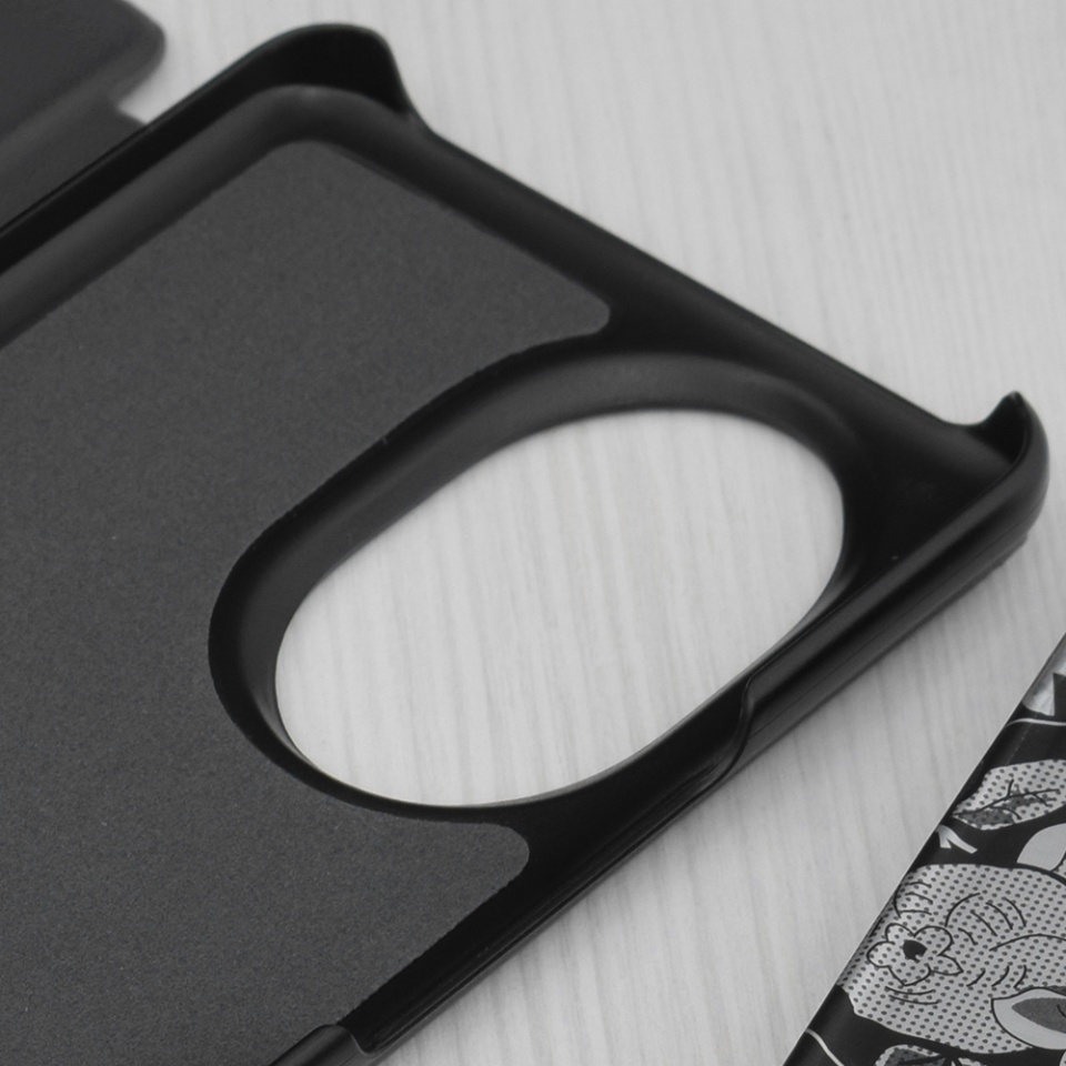 Husa Honor 200 Pro tip carte, Skyddar Eco View Leather - Negru - 2 | YEO