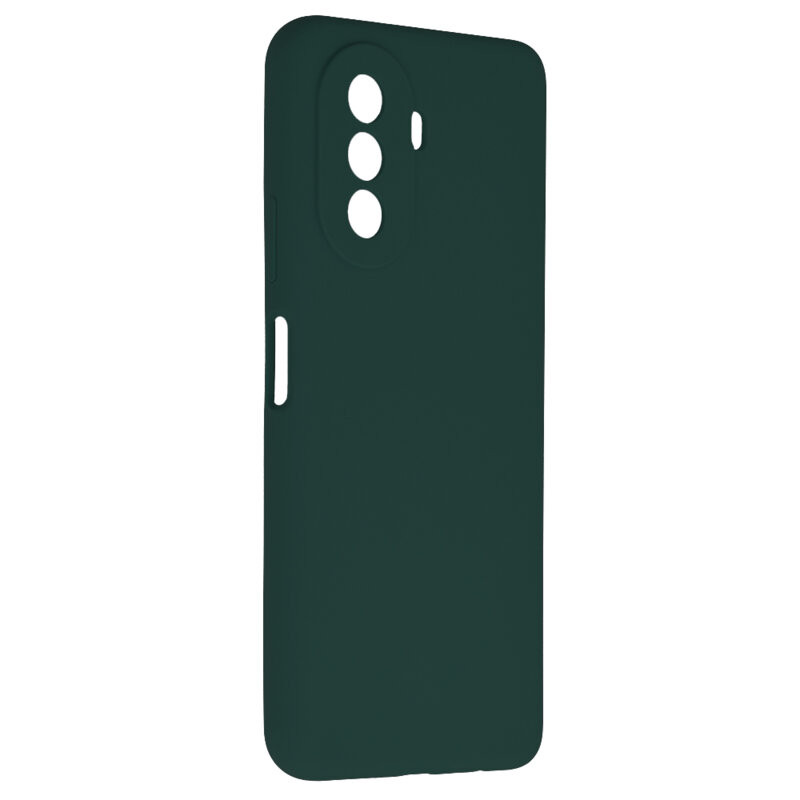 Husa Huawei Nova Y70 din silicon moale, Techsuit Soft Edge - Verde inchis - 1 | YEO