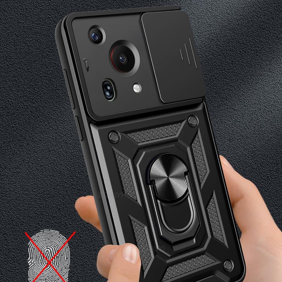Husa Huawei Pura 70 Pro cu inel magnetic si protectie camera Skyddar CamShield - Roz - 2 | YEO