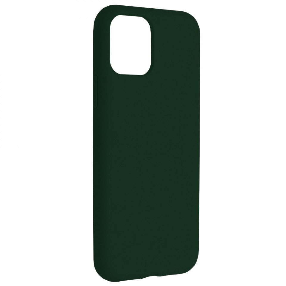 Husa iPhone 11 Pro din silicon moale, Techsuit Soft Edge - Dark Green - 1 | YEO