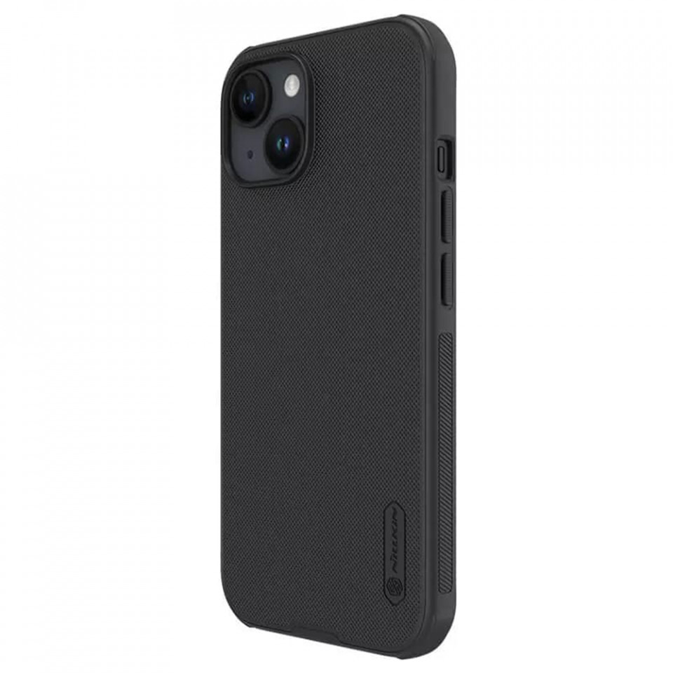 Husa iPhone 15, Nillkin Super Frosted Shield Pro - Negru - 3 | YEO