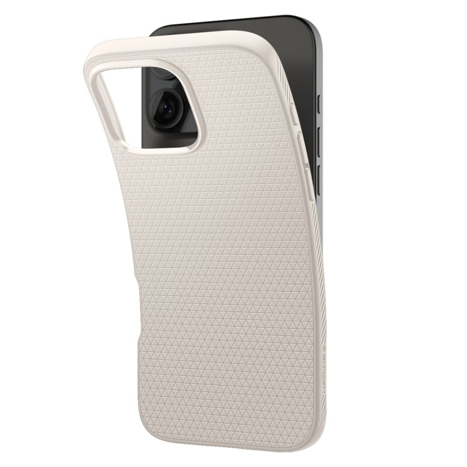 Husa iPhone 16 Pro flexibila, Spigen Liquid Air - Natural - 1 | YEO