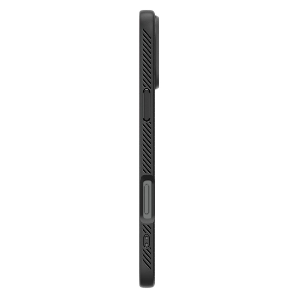 Husa iPhone 16 Pro flexibila, Spigen Liquid Air - Negru - 6