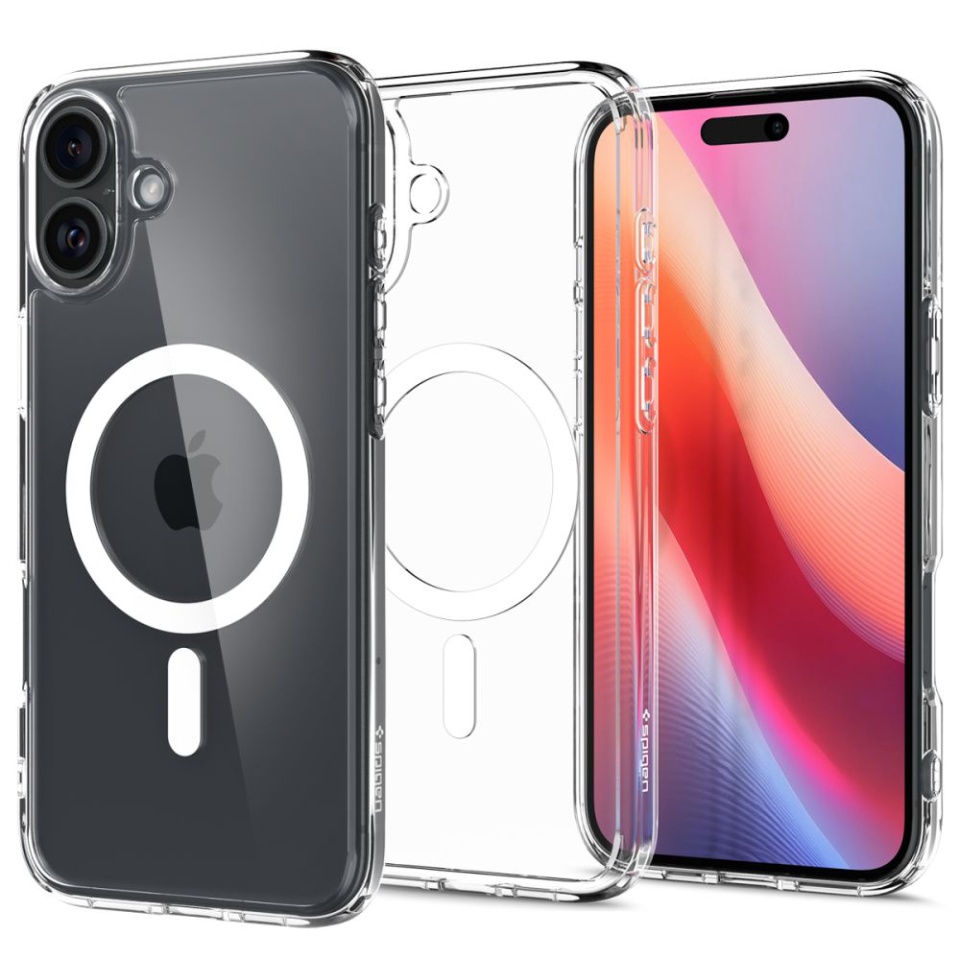 Husa iPhone 16, Ultra Hybrid Spigen - Alb