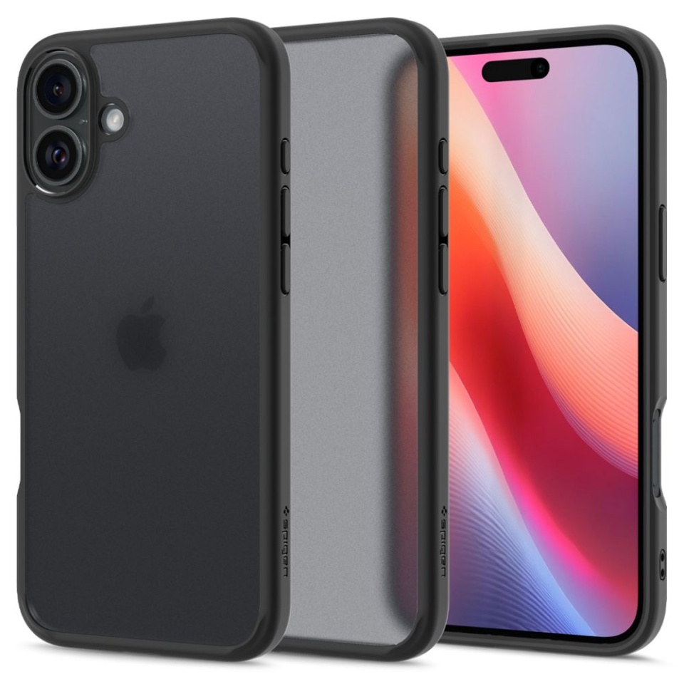 Husa iPhone 16, Ultra Hybrid Spigen - Cenusiu