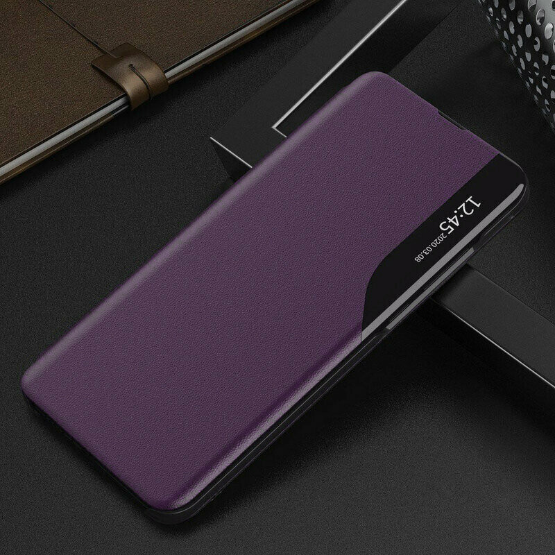 Husa iPhone XS Max tip carte, Techsuit eFold - Mov - 3 | YEO
