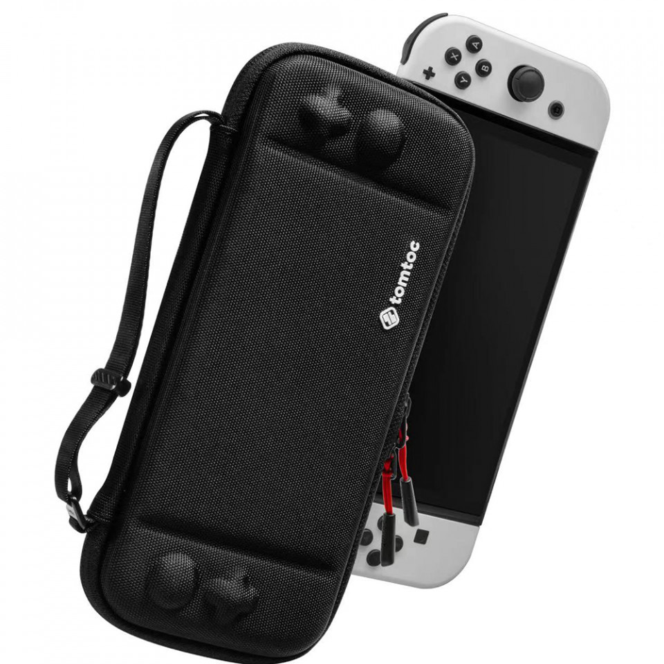 Husa Nintendo Switch OLED, Fancy Tomtoc (G05S1D1) - Negru