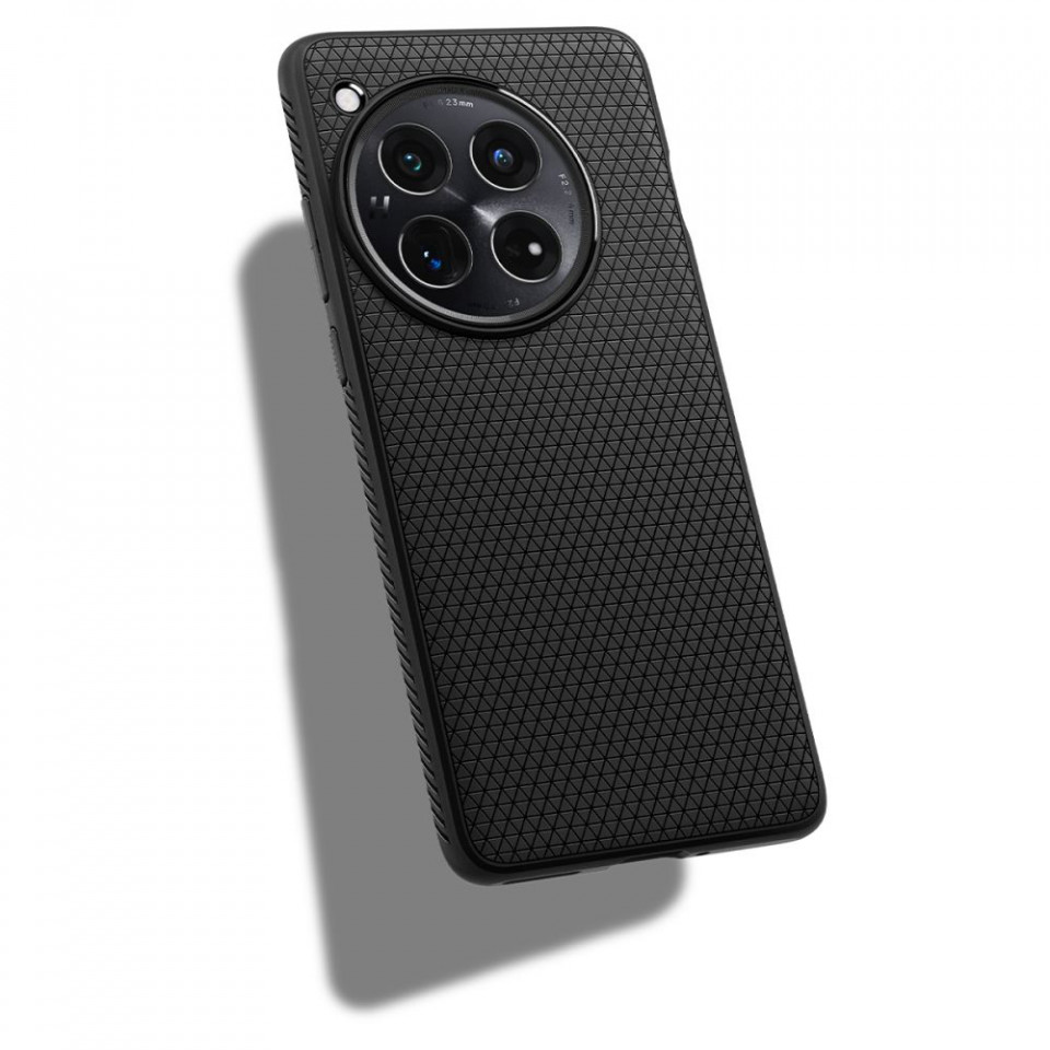 Husa OnePlus 12 flexibila, Spigen Liquid Air - Negru - 4 | YEO