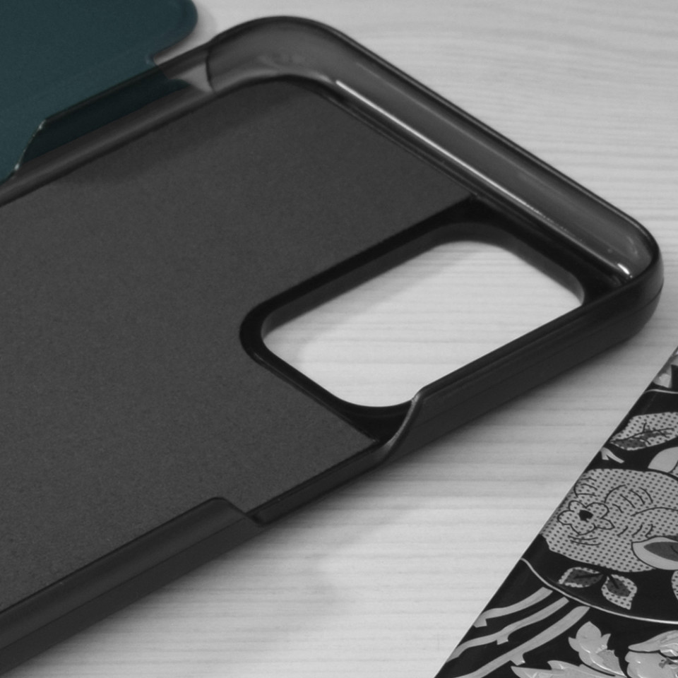 Husa Oneplus Nord N200 5G tip carte, Techsuit eFold - Dark Green - 2 | YEO