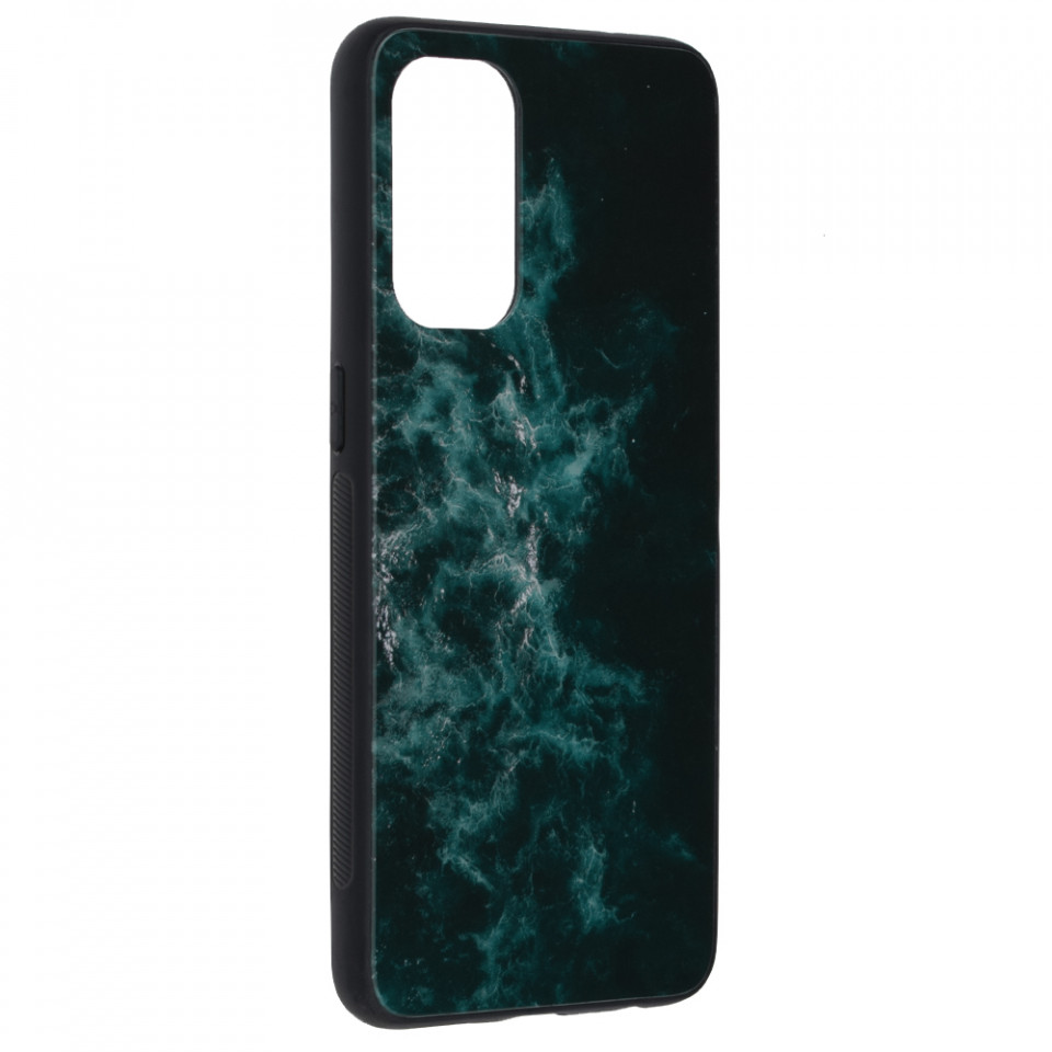 Husa OPPO Reno 5 Pro 5G cu sticla securizata, Techsuit Glaze - Blue Nebula - 3 | YEO