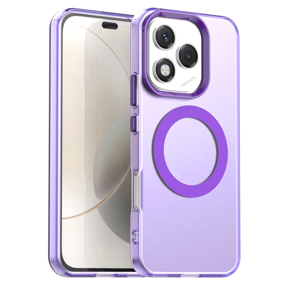 Husa pentru Google Pixel 10 / Pixel 10 Pro, SKYDDAR INOVATION, CandyCase, Magsafe, set cu sticker, Mov