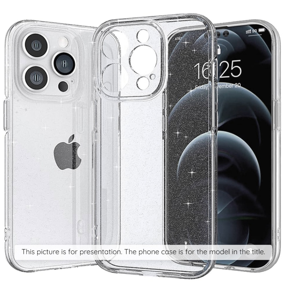 Husa pentru Google Pixel 9 din Silicon TPU cu Sclipici, Design Elegant si Ultra Subtire, SKDR Shine - Transparenta